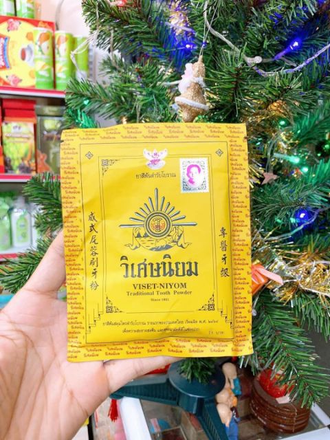 Bột tẩy trắng răng Viset Nyom Thái Lan (40g)