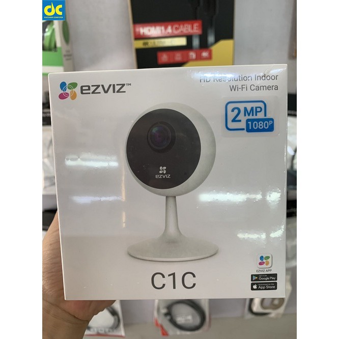 Camera EZVIZ C1C-B 2MP Full HD 1080P, Góc Rộng 108°, H.265 đàm thoại 2 chiều