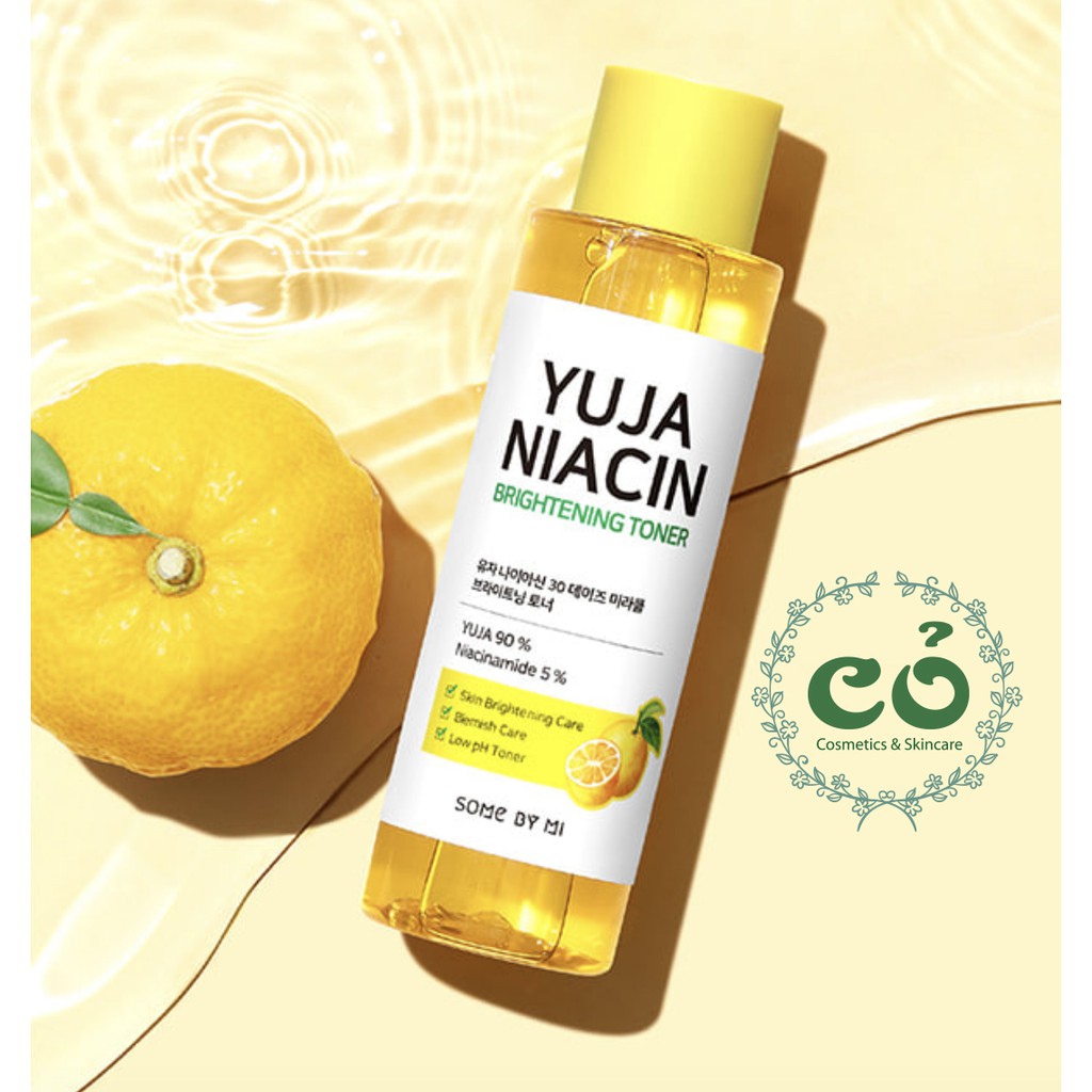 Nước hoa hồng Dưỡng Trắng Yuja Niacin Brightening Toner Some By Mi 150ml