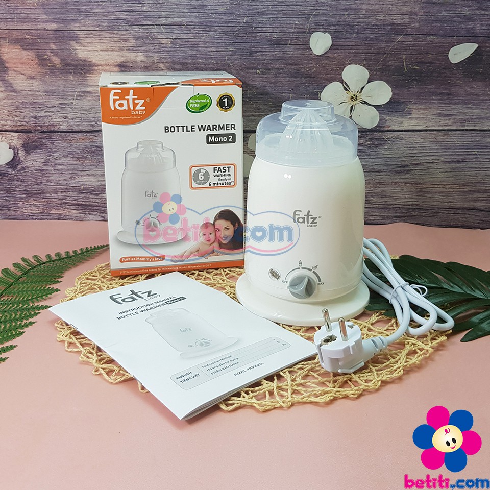 [BAO BÌ MỚI] Máy Hâm Sữa Và Thức Ăn Siêu Tốc Fatz Baby 4 Chức Năng: Hâm Nóng, Tiệt Trùng Và Vắt Cam - 8935302400031