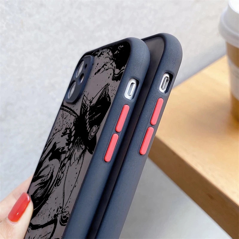 Ốp Điện Thoại Nhựa Cứng In Hình Anime One Piece Cho iPhone 11 12 13 Pro Max iPhone X XS 7 8 Plus