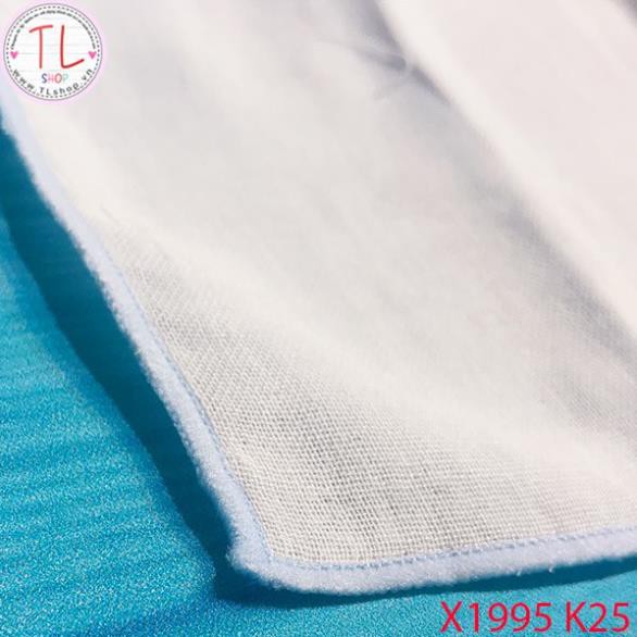 Khăn sữa cho bé - Set khăn sữa viền màu tiện lợi - Đồ dùng cho bé