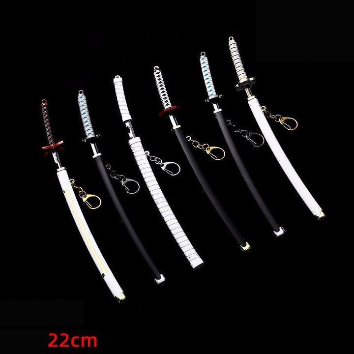 ◐( Mẫu 22cm ) Mô hình móc khóa kiếm Kimetsu no yaiba Đao Thần Vực trưng bày