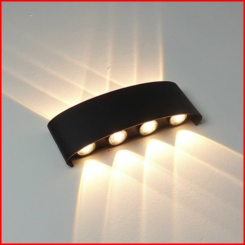 Đèn treo tường LED hắt tường 4,6,8,10 tia-nguồn nhôm đúc chống nước IP66-bảo hành 2 năm