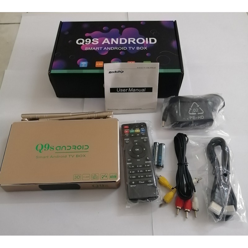 TV BOX Q9S new 2G TẶNG KÈM KHIỂN GIỌNG NÓI android tv box os 7.1 ATV hệ thống giọng nói SALE GIÁ CỰC ƯU ĐÃI