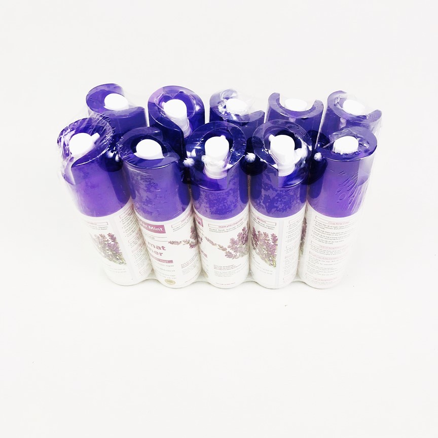 Combo 10 chai xịt vệ sinh thảm tập Yoga Lavender Mint 100ml Greennetworks