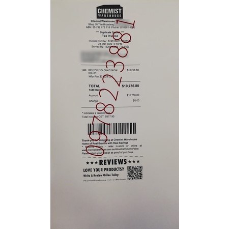 Thanh lăn thấm dầu, cây lăn hút dầu làm từ đá núi lửa Revlon Oil