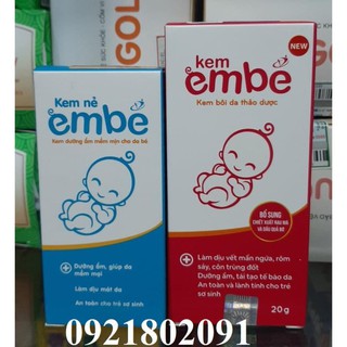 Kem embe bôi da thảo dược / kem nẻ em bé dưỡng ẩm