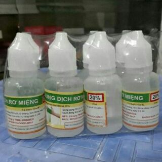 Combo 5 lốc (50 lọ) dung dịch rơ miệng và làm slime