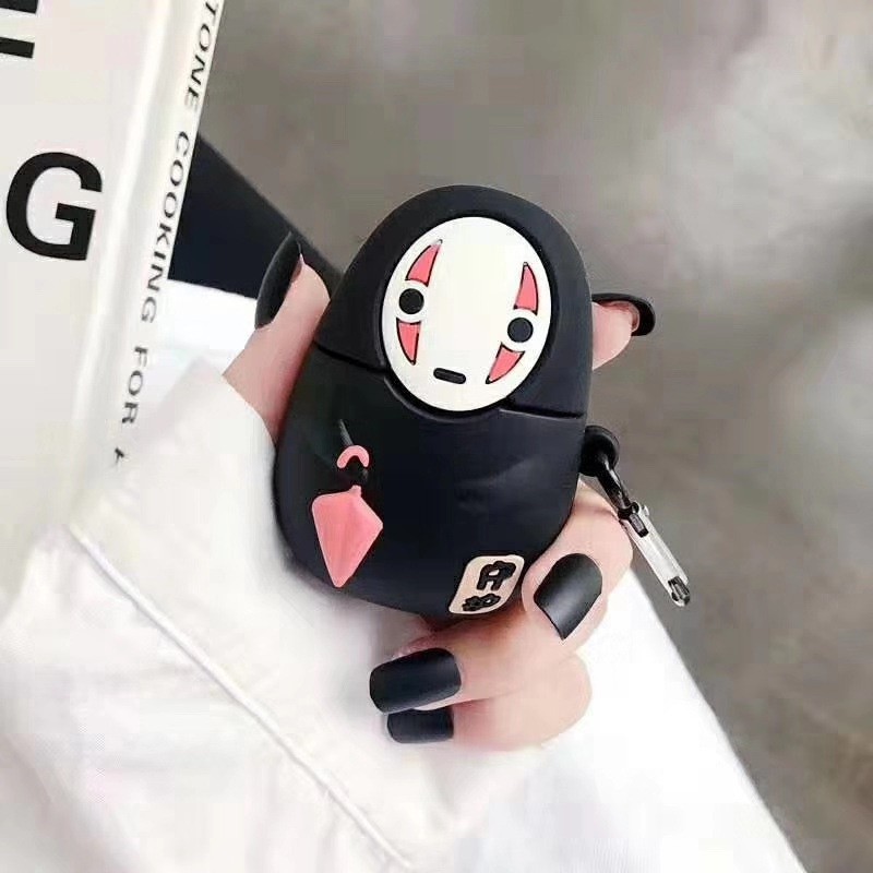 Case Airpod - Ốp Tai Nghe 1/2 Hình Vô Diện Cầm Ô -Phù Hợp Với Airpods1/2- i11/12 Siêu Cute Dễ Thương