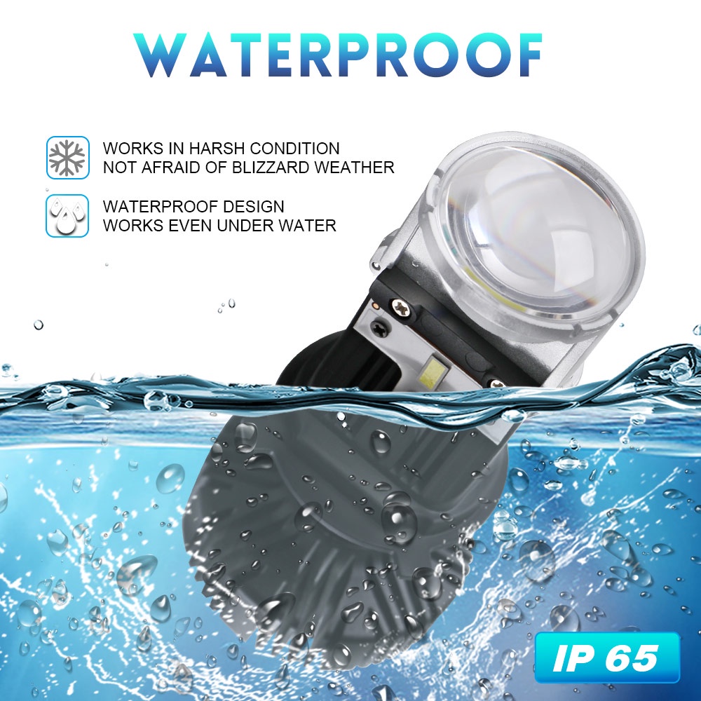 Đèn Pha LED H4 12V 12V Cho Xe Máy SUV ATV 4X4 80W 6000K