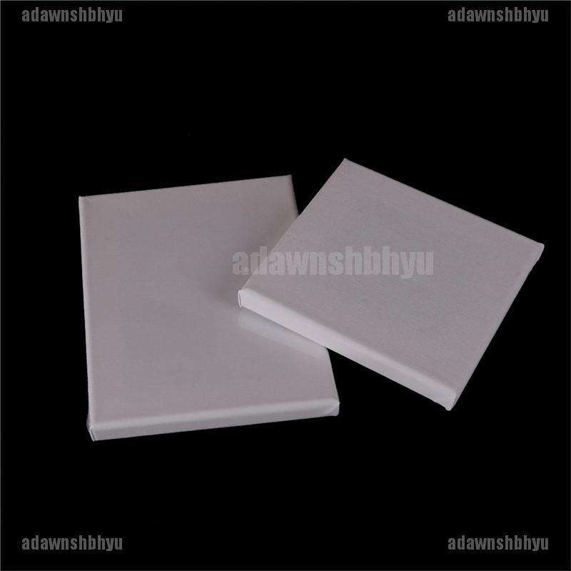 Tấm khung gỗ vuông bọc vải canvas trắng trơn dành cho vẽ tranh sơn dầu