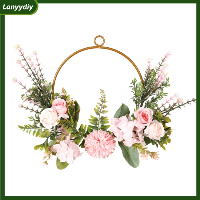 Vòng Hoa Nhân Tạo Treo Tường Trang Trí Nhà Cửa / Tiệc Cưới / Giáng Sinh