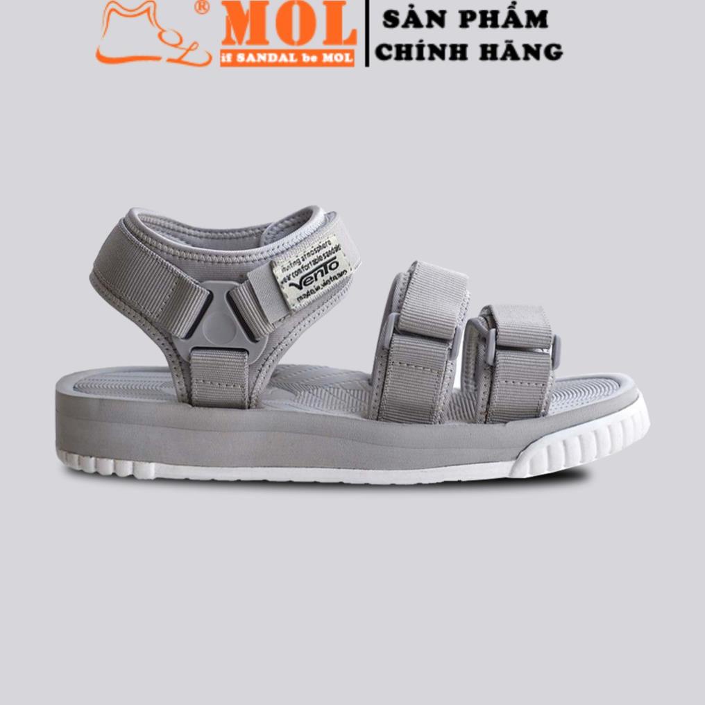 Giày sandal Vento couple nam nữ 3 quai ngang có quai hậu cố định cho cặp đôi mang đi học đi biển du lịch NV9801G DHU