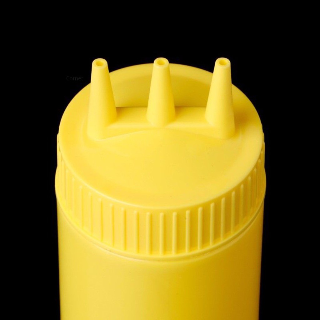 Bình Đựng Dầu / Giấm 3 Lỗ Dạng Bóp Tiện Dụng Cho Nhà Bếp