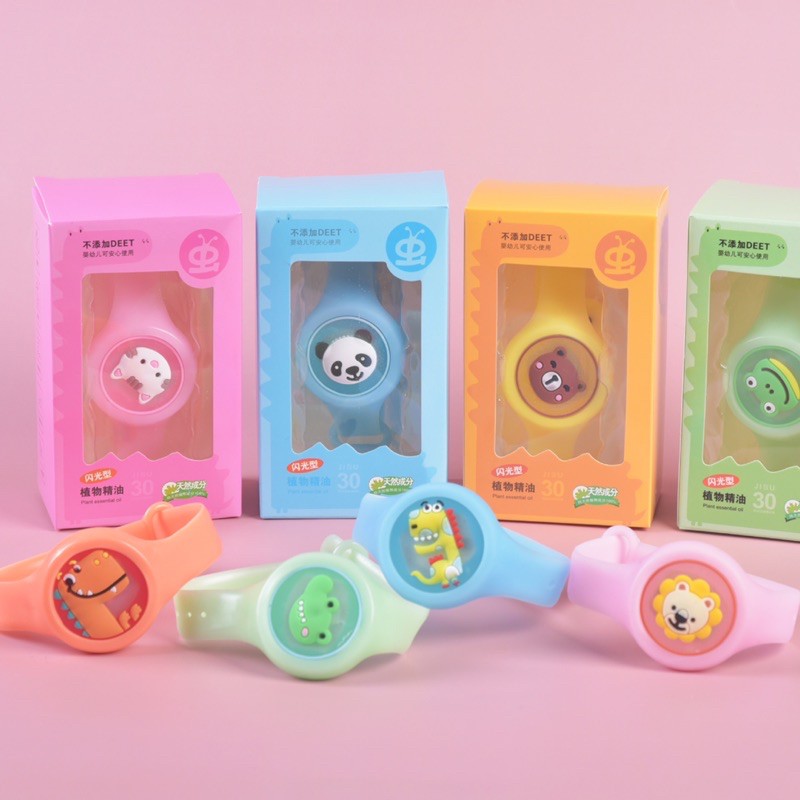 Vòng đeo tay chống muỗi silicon cho bé