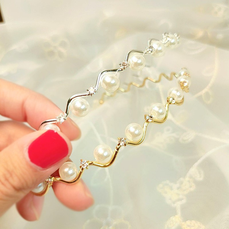 Cài tóc đính ngọc trai giả thời trang cho nữ