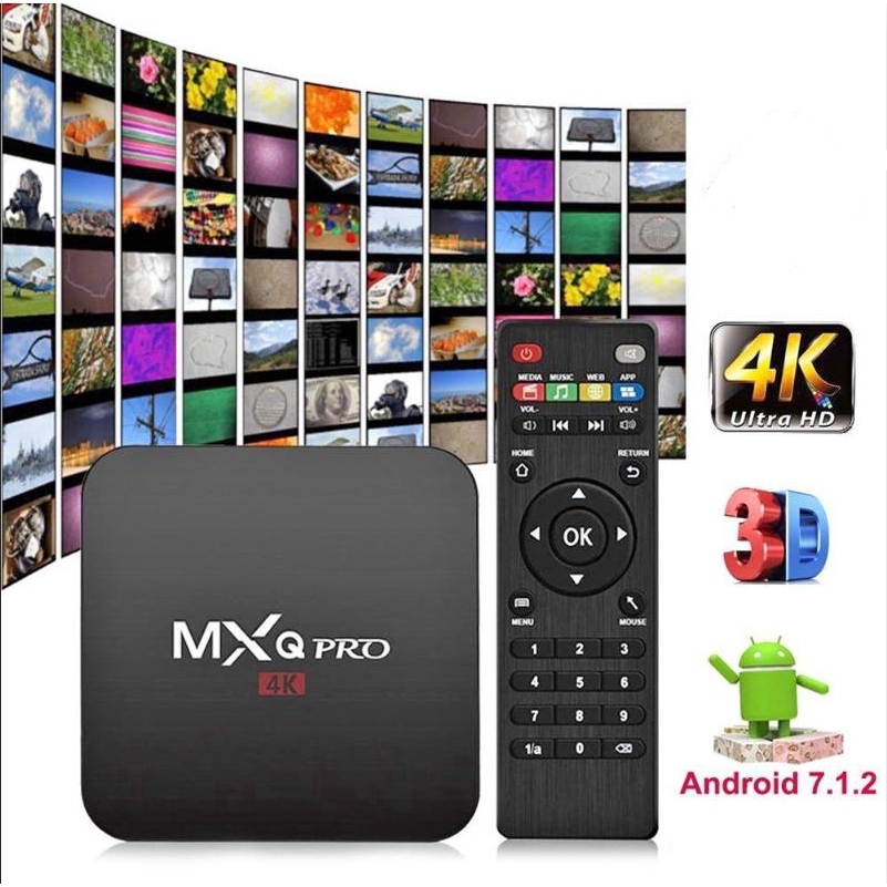 MXQ PRO TV BOX RK3229 Android 7.1 Network Set Smart TV box Player 1GB 8GB 2GB 16GB