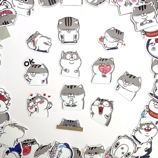 Sticker/ Hình dán Mèo Ami Bụng Bự (Combo 10-60 stickers)