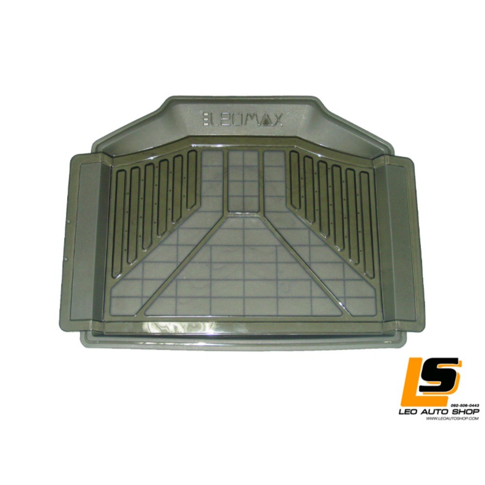Khay sàn nhựa PVC LEOMAX Mặt sau 4SEASON Gói mô hình 1 mảnh (Đen trong suốt)
