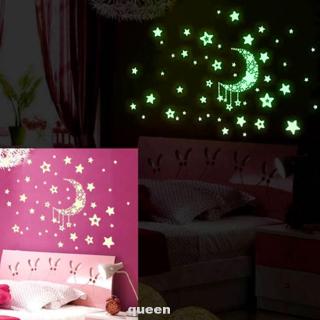 Nhãn Dán Tường Ngôi Sao Dạ Quang Phát Sáng Trong Đêm