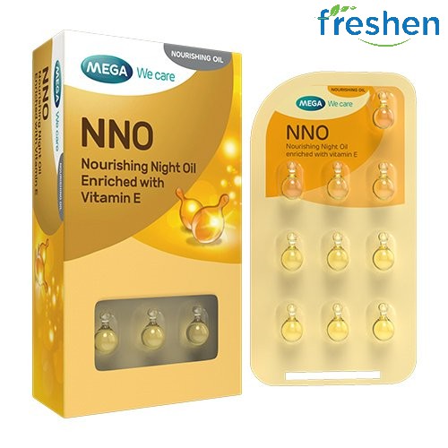 Viên dưỡng da Vitamin E Mega We Care NNO Nourishing Night Oil 30 Viên