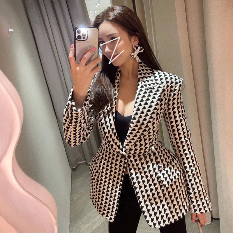 Áo Blazer Dài Tay Thắt Dây Thời Trang Mùa Thu Dành Cho Nữ