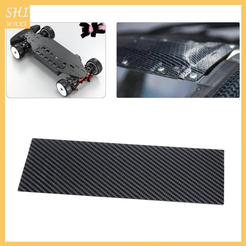 Tấm Sợi Carbon Thẳng 0.5mm / 1mm / 2mm / 3mm Cho Khung Ảnh 125x75x0.5mm