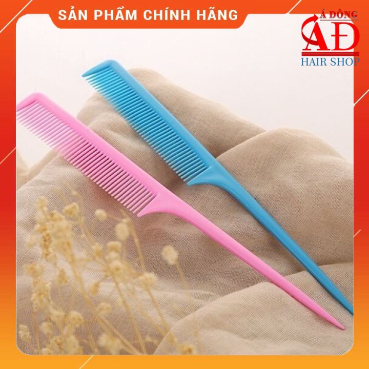 LƯỢC NHỰA CHẢI TÓC ĐUÔI NHỌN CHO SALON (MÀU NGẪU NHIÊN)