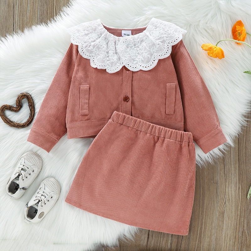 Đầm Xòe Cổ Búp Bê Xinh Xắn Cho Bé Gái Pekku