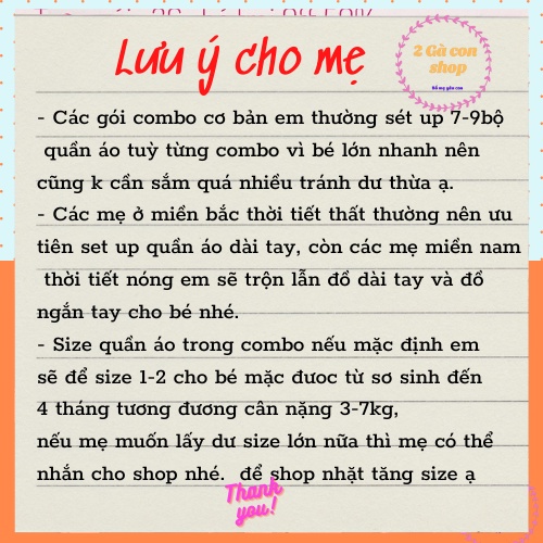 (Tặng quà 13 món)Trọn gói đi sinh mẹ và bé VT9 bé trai,gái,kèm bảng chi tiết