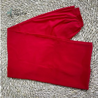 Áo dài truyền thống may sẵn trơn vải lụa mềm mịn, co giãn 4 chiều - Màu đỏ tươi, hồng đỗ, hồng sen - Áo Dài Nhã Anh