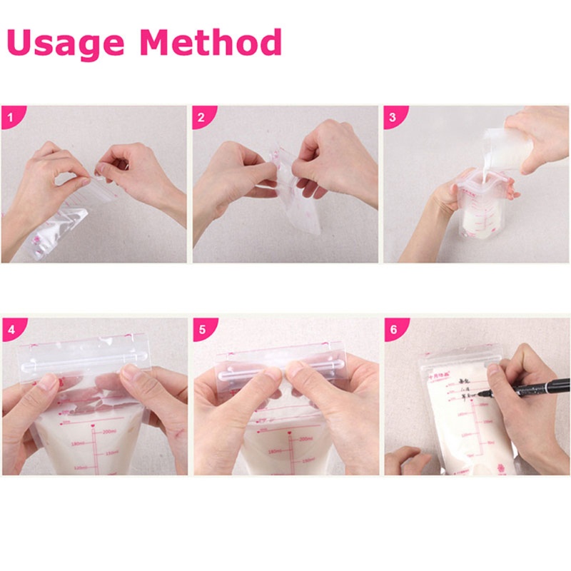 Bộ 30 Túi Đựng Sữa Mẹ Không Chứa BPA Tiện Dụng