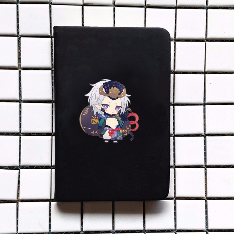 Sổ da cầm tay A6 in hình Onmyoji ÂM DƯƠNG SƯ game chibi anime ghi chép tiện lợi đi học