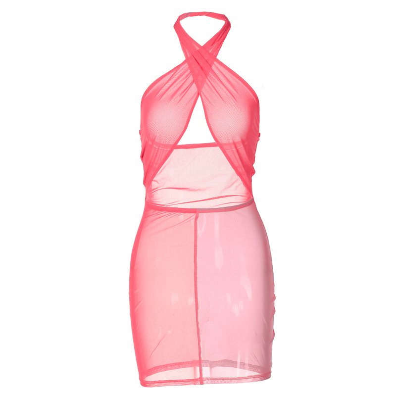 Đầm Đường Phố Hở Lưng Quyến Rũ Cho Nữ