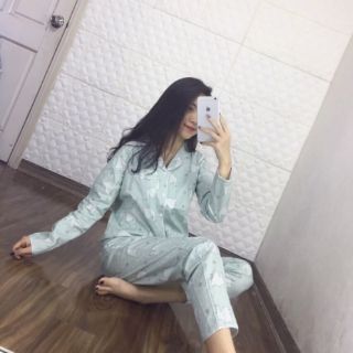 Bộ mặc nhà - pizama dài tay