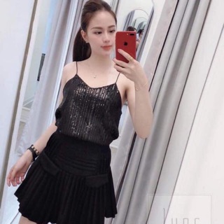 Áo 2 dây kim sa