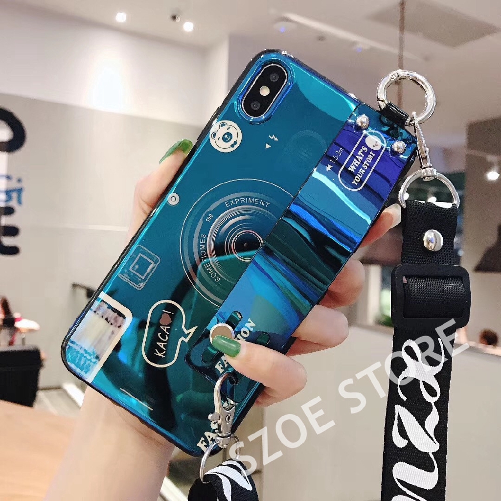 Ốp lưng hình máy ảnh 3D độc đáo cho điện thoại Samsung S10plus S10 S10e S9plus S7Edge Note9 Note8