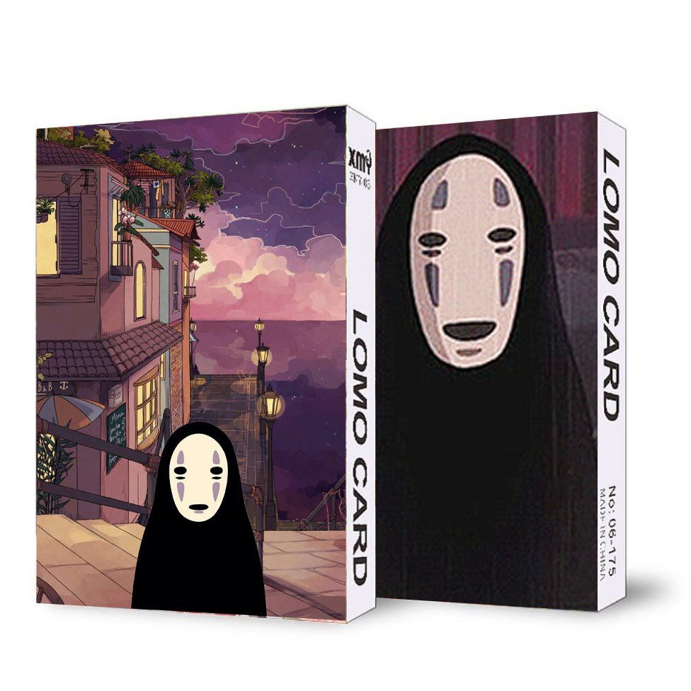 Ảnh lomo IN HÌNH VÔ DIỆN TOTORO BỒ HÓNG GHIBLI Spirited Away 30 tấm chibi anime