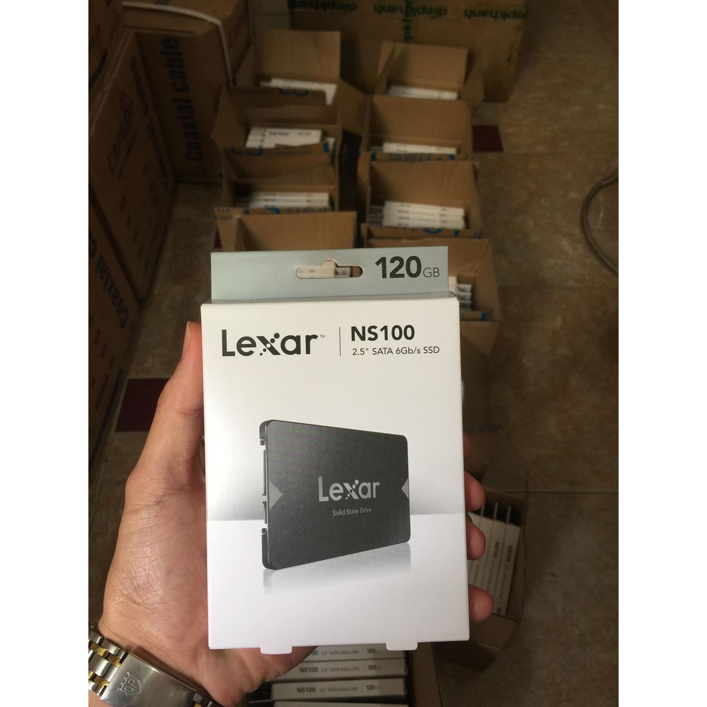 [Mã 159ELSALE hoàn 7% xu đơn 300K] SSD Eekoo 120Gb - 128Gb 256Gb Lexar NS100 bảo hành 3 năm chính hãng