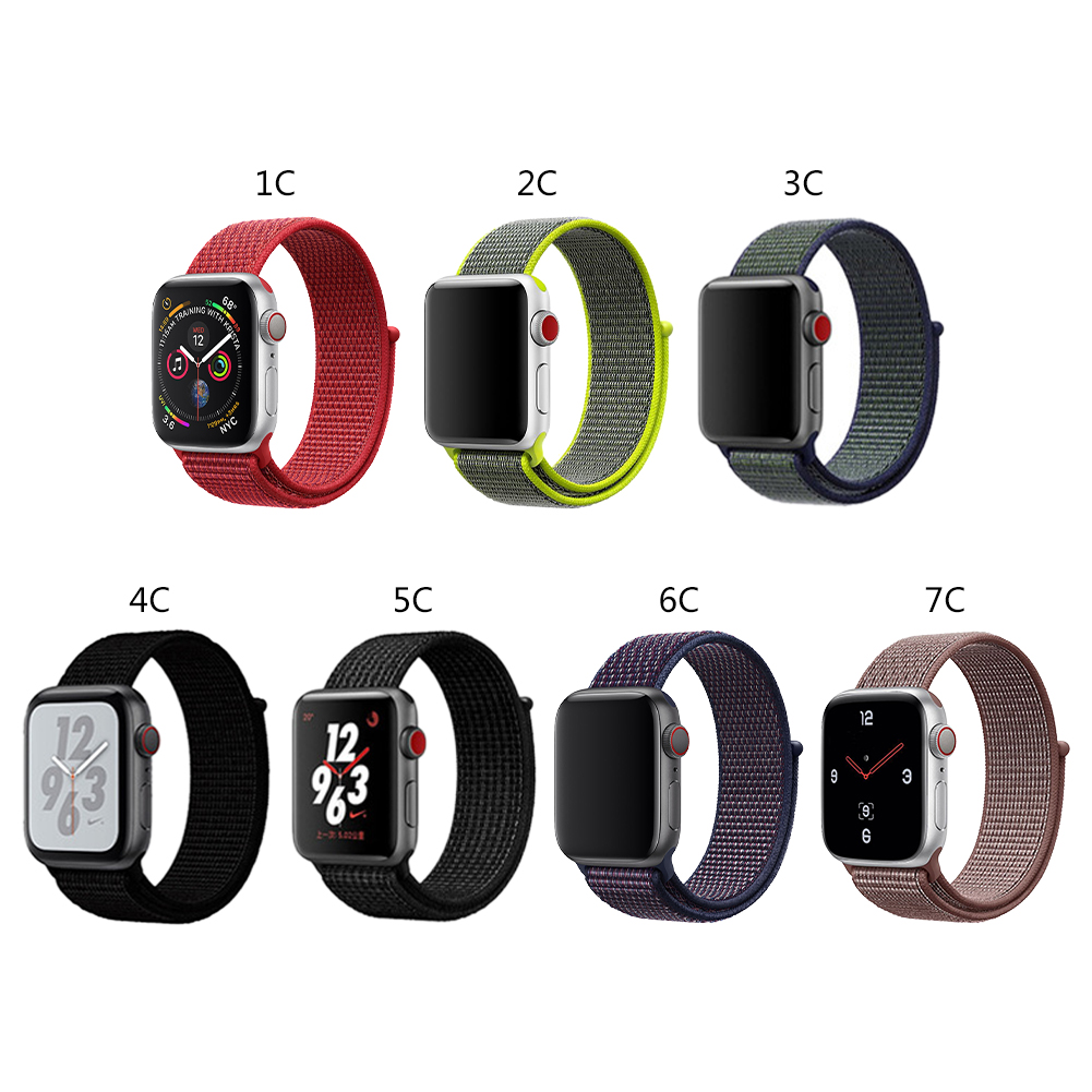 Dây nylon mềm cho đồng hồ thông minh đeo tay Apple iWatch 1/2/3/4