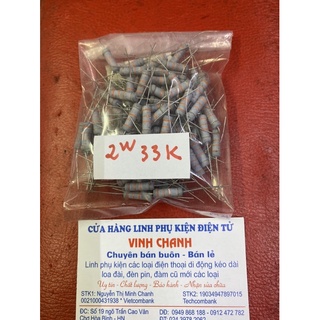 100 con trở 2w 33k