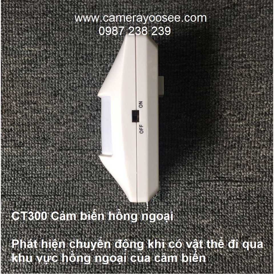 Cảm biến hồng ngoại 433MHz báo động chuyển động kết hợp camera Yoosee