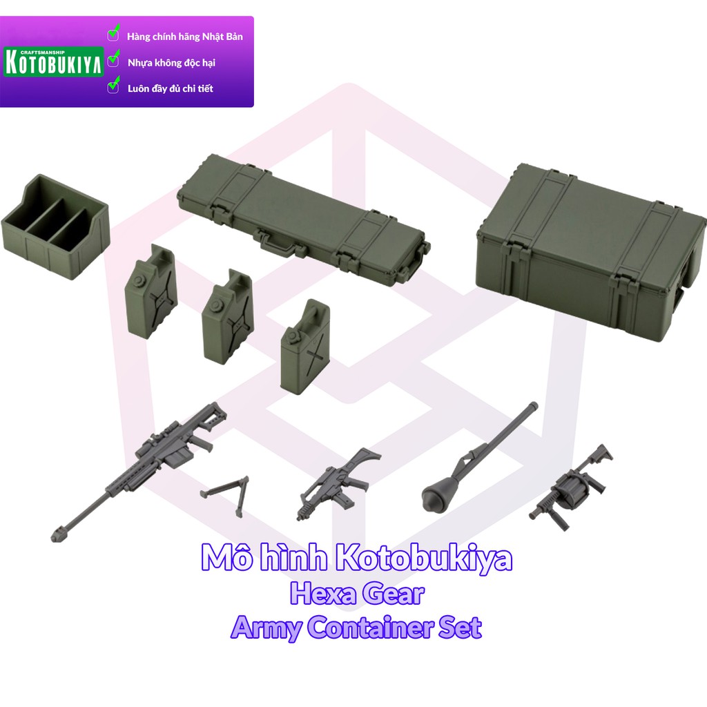 Mô hình Kotobukiya 1/24 Hexa Gear Army Container Set [KTB] [HXG]