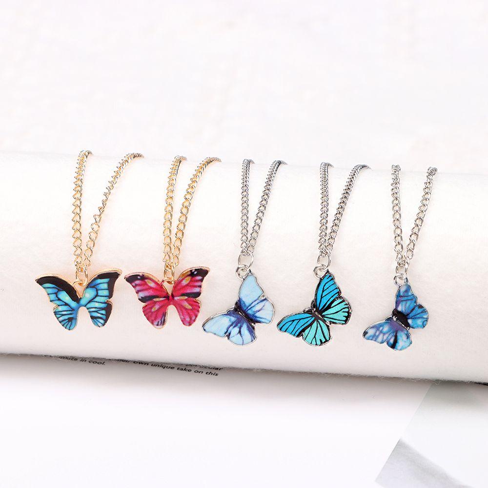 Vòng cổ Mặt Hình Bướm Dễ Thương Dành Cho Nữ
