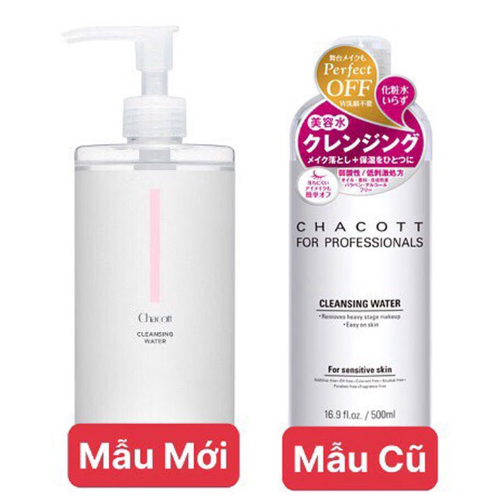 [NEW 2021] Nước Tẩy Trang Chacott For Professionals 500ml