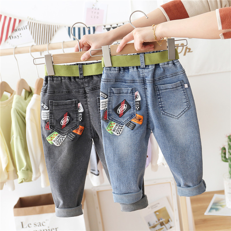 Quần Jeans Dài Thời Trang Dành Cho Bé Trai