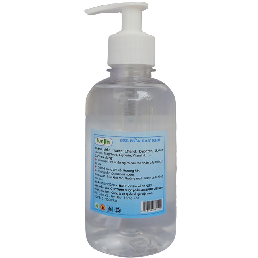 [Mã LT50 giảm 50K đơn 150K] Gel rửa tay khô Funjin chính hãng | BigBuy360 - bigbuy360.vn