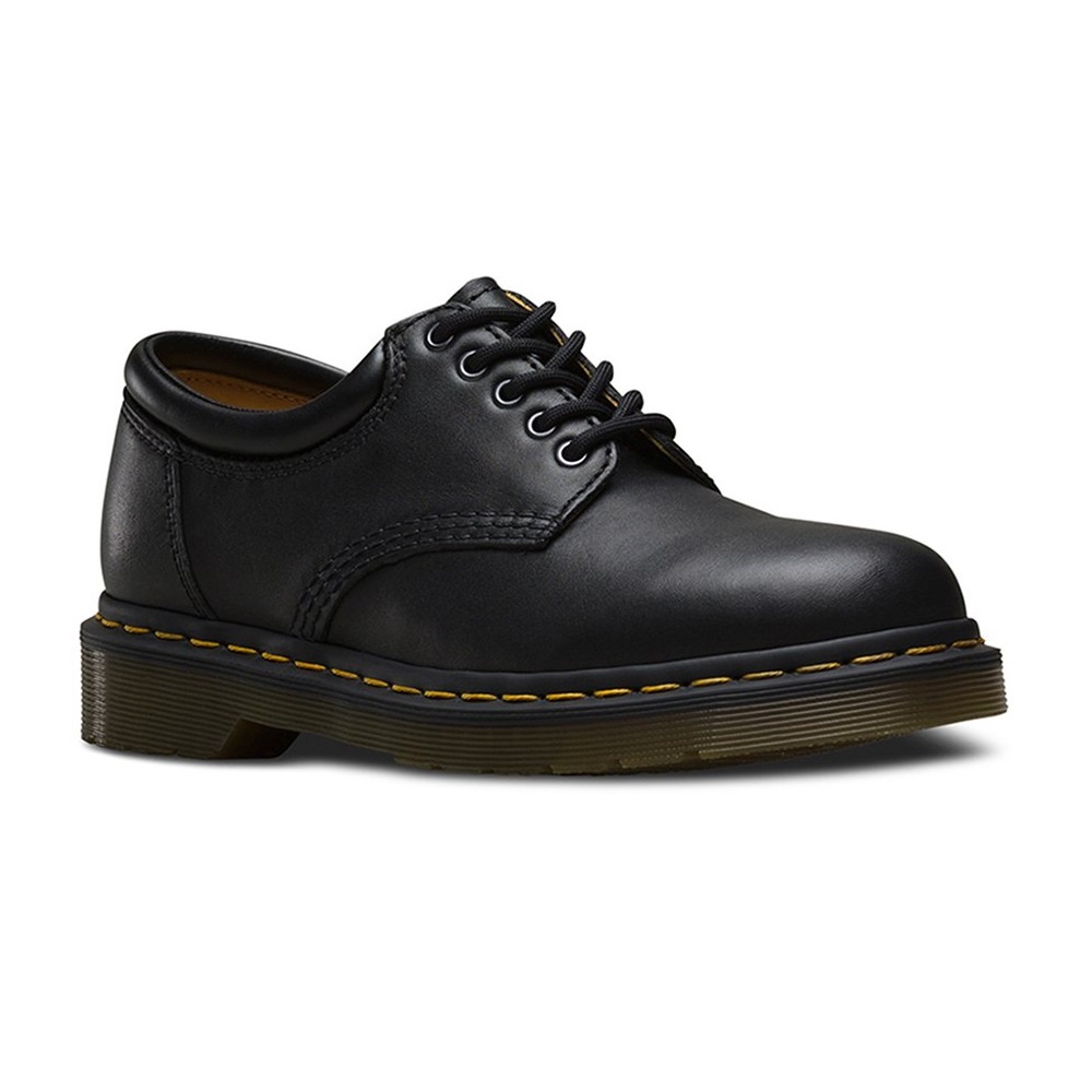 Giày Derby Dr. Martens 1461 màu đen chất da trơn dày dặn, độ bóng nhẹ, đế đúc nguyên khối được khâu chắc chắn