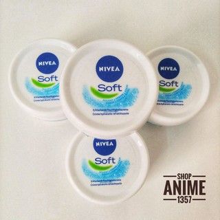 (Kem Dưỡng Ẩm) Kem Dưỡng Da Nivea Soft 200ml Của Đức - An Toàn - Độ Ẩm Cao - Trị Nẻ Không Khô Da Da Mịn Màng